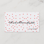 Die Telefonkarte der wunderliche Kinder Telefonnummerkarte (Rückseite)