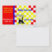 Die Telefonkarte des bunten Jungen Telefonnummerkarte (Vorne/Hinten)