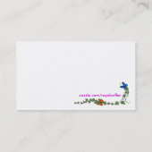 Die Telefonkarte-Schablone des Mädchens Telefonnummerkarte (Rückseite)