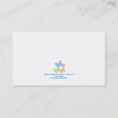 Die Telefonkarten der bunte Kinder Telefonnummerkarte (Rückseite)