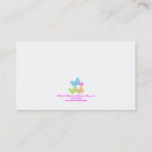 Die Telefonkarten der bunte Kinder Telefonnummerkarte (Rückseite)