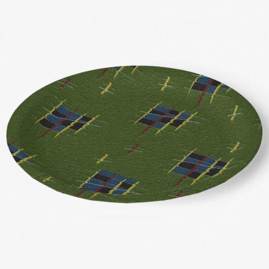 Die Teller der Olivenzweigstelle (Schrägansicht)