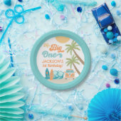 Die Teller des Big One Surf's Up Birthday Party (Party)