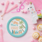 Die Teller des Big One Surf's Up Birthday Party (Party)