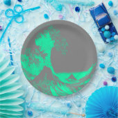 Die Teller des Grünbuchs und des Graupapiers der G (Party)