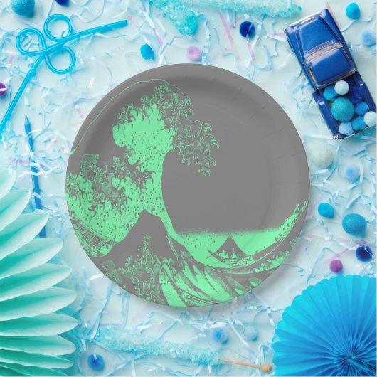 Die Teller des Grünbuchs und des Graupapiers der G (Party)