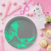 Die Teller des Grünbuchs und des Graupapiers der G (Party)