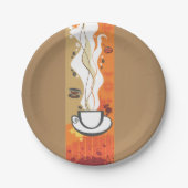 Die Teller des Kaffeebeutels (Vorderseite)