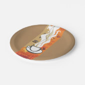 Die Teller des Kaffeebeutels (Schrägansicht)