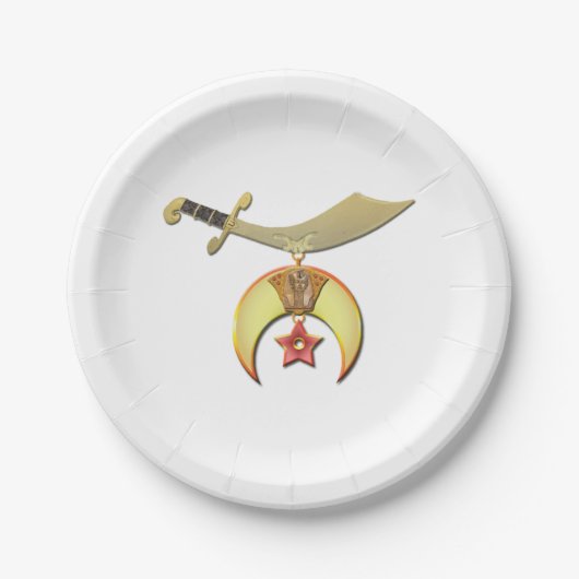 Die Teller des Shriner-Party (Vorderseite)