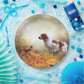 Die Teller des Spaniel Paper der Bretagne (Party)