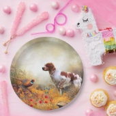 Die Teller des Spaniel Paper der Bretagne (Party)