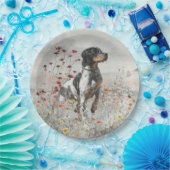 Die Teller des Spaniel Paper der Bretagne (Party)