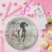 Die Teller des Spaniel Paper der Bretagne (Party)