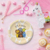 Die Teller von Boy Baby Duschkabine Zoo (Party)