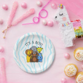 Die Teller von Boy Baby Duschkabine Zoo (Party)