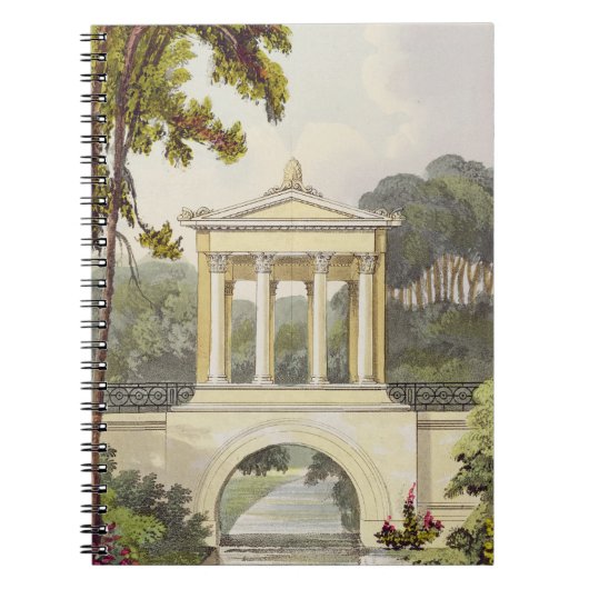 Die Tempel-Brücke, von Ackermanns 'Behälter von Notizblock (Vorderseite)