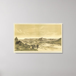 Die Tempel und die Türme des Virgen Leinwanddruck