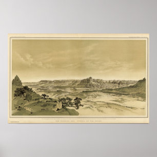 Die Tempel und die Türme des Virgen Poster