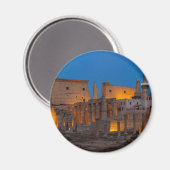 Die Tempel von Luxor Magnet (Vorderseite/Rückseite)
