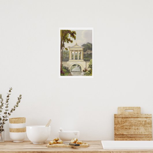 Die Tempelbrücke, von Ackermanns "Repository of Poster (Küche)