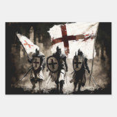 Die Tempelritter betreten die heilige Stadt Geschenkpapier Set (Vorderseite)