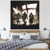 Die Tempelritter betreten die heilige Stadt Leinwanddruck (Insitu (Schlafzimmer))