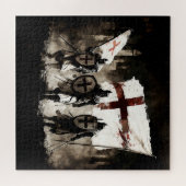 Die Tempelritter betreten die heilige Stadt Puzzle (Horizontal)