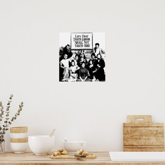 DIE TEMPERANZ-LEAGUE 1920 POSTER (Küche)