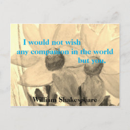 Die Tempest-Shakespeare-Postkarte Postkarte