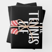 Die Tennis Elf Matching Familiengruppe Weihnachten Geschenkpapier Set (Beispiel)