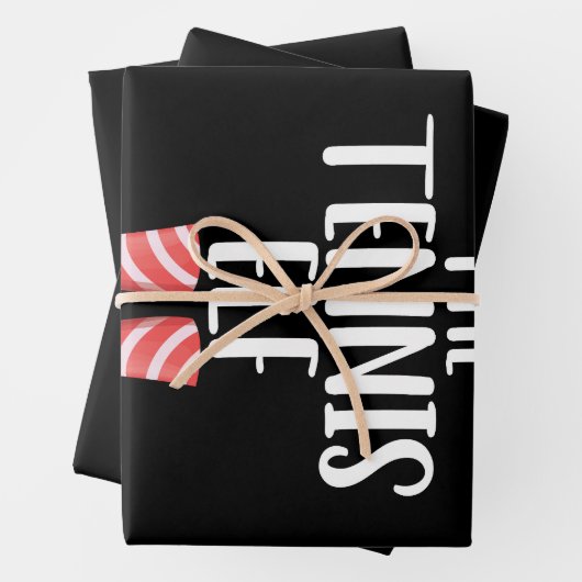 Die Tennis Elf Matching Familiengruppe Weihnachten Geschenkpapier Set (Beispiel)
