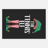 Die Tennis Elf Matching Familiengruppe Weihnachten Geschenkpapier Set (Vorderseite)