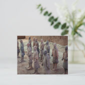 Die Terracotta Armee von Xian in China Postkarte (Stehend Vorderseite)