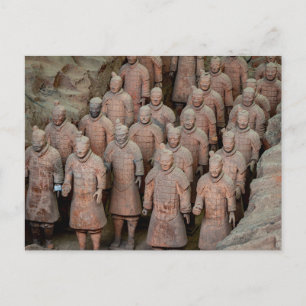 Die Terracotta Armee von Xian in China Postkarte
