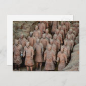 Die Terracotta Armee von Xian in China Postkarte (Vorne/Hinten)