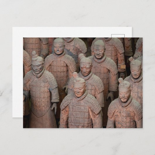 Die Terracotta Armee von Xian in China Postkarte (Vorne/Hinten)