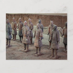 Die Terracotta Armee von Xian in China Postkarte