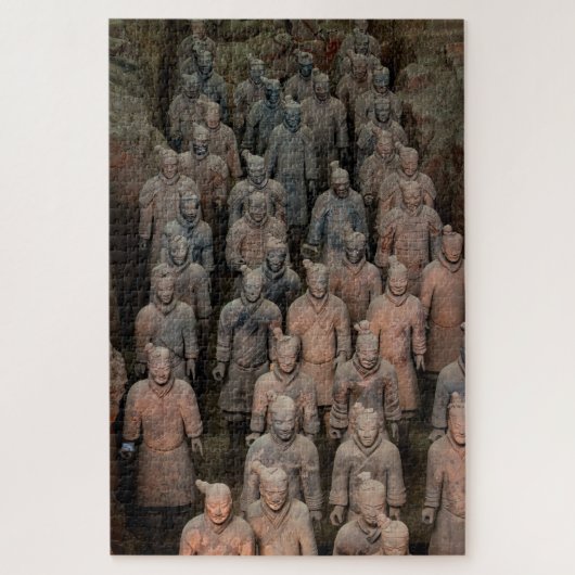 Die Terracotta Armee von Xian in China Puzzle (Vertikal)