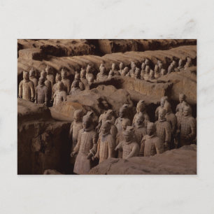 Die Terrakotta-Armee des Kaisers Qin Postkarte