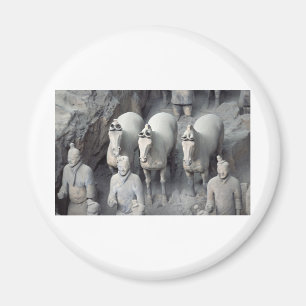 Die Terrakotta-Armee-Krieger Magnet