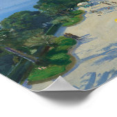 Die Terrasse, Cap d'Ail | Sir John Lavery Poster (Ecke)