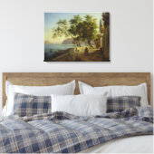 Die Terrasse der Capucins in Sorrento, 1828 Leinwanddruck (Insitu (Schlafzimmer))