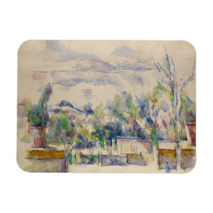 Die Terrasse im Garten in Les Lauves, Cezanne Magnet