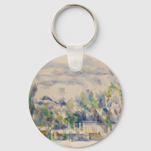 Die Terrasse im Garten in Les Lauves, Cezanne Schlüsselanhänger