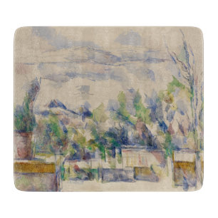 Die Terrasse im Garten in Les Lauves, Cezanne Schneidebrett