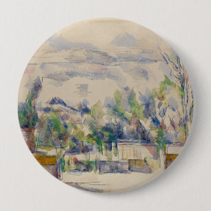 Die Terrasse im Garten von Les Lauves, Cezanne Button