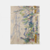 Die Terrasse im Garten von Les Lauves, Cezanne Fleecedecke (Vorderseite)
