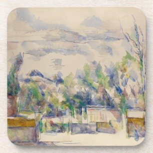Die Terrasse im Garten von Les Lauves, Cezanne Getränkeuntersetzer