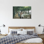Die Terrasse im Restaurant Leinwanddruck (Insitu (Schlafzimmer))